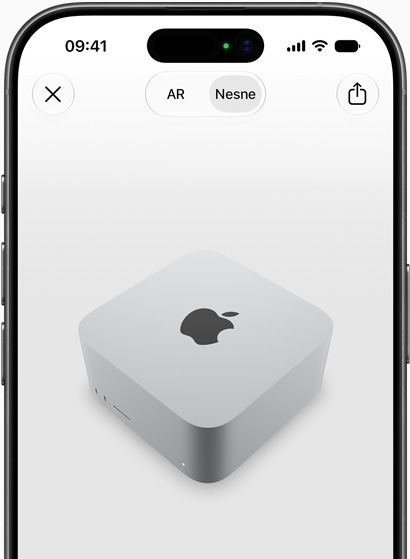 iPhone’da AR deneyimiyle gösterilen Mac Studio’ya ilk bakış